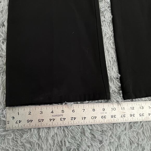 Theory Wool Blend Wide Leg Black Trousers Women’s 4 Dress Pants - Picture 9 of 10